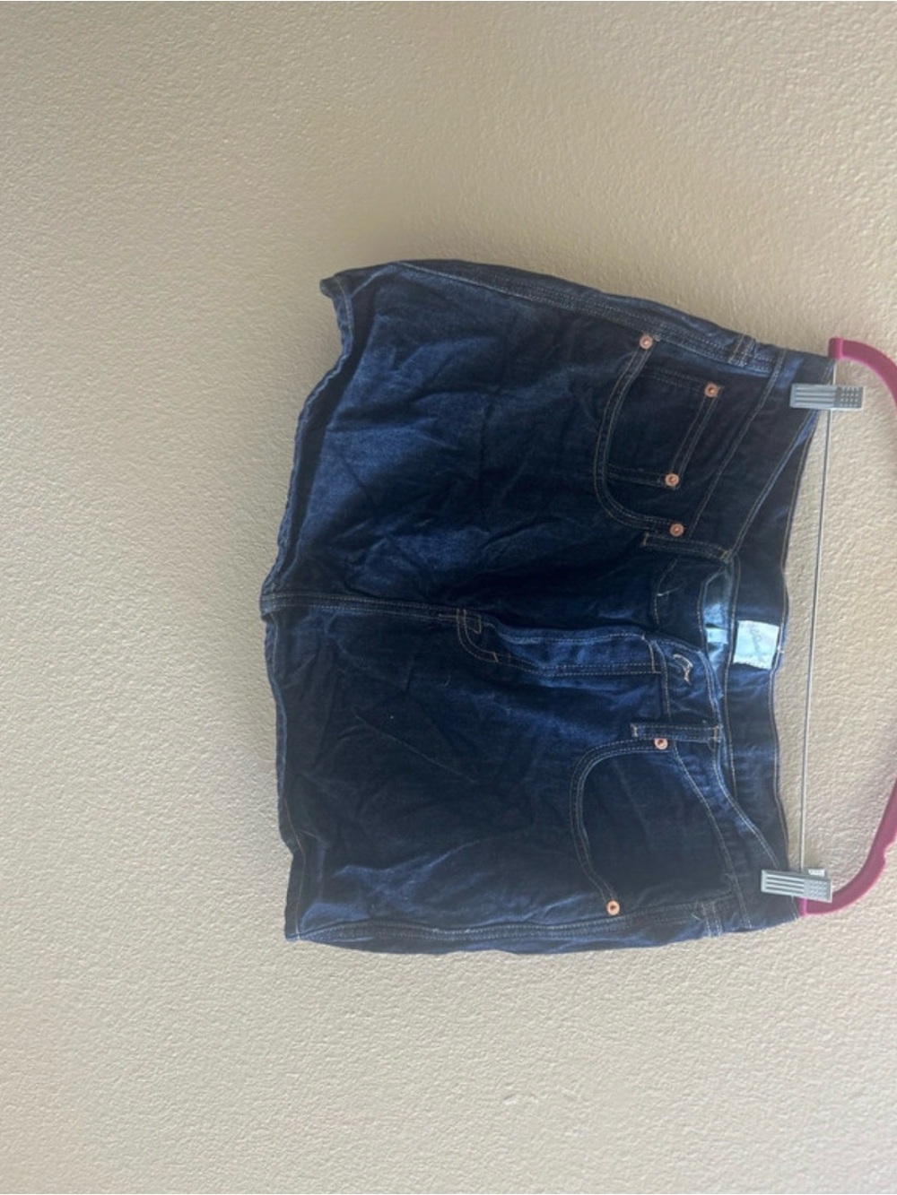 Dark Blue Women's Denim Jean Shorts